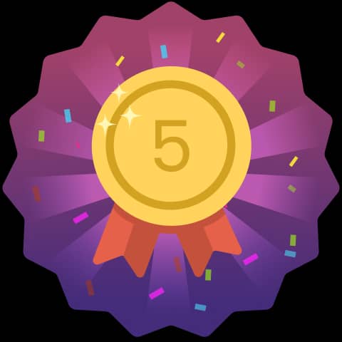 5 Actions Completed