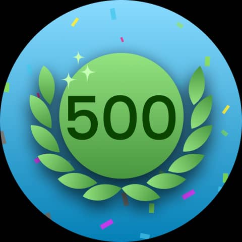 500 Volunteer Hours